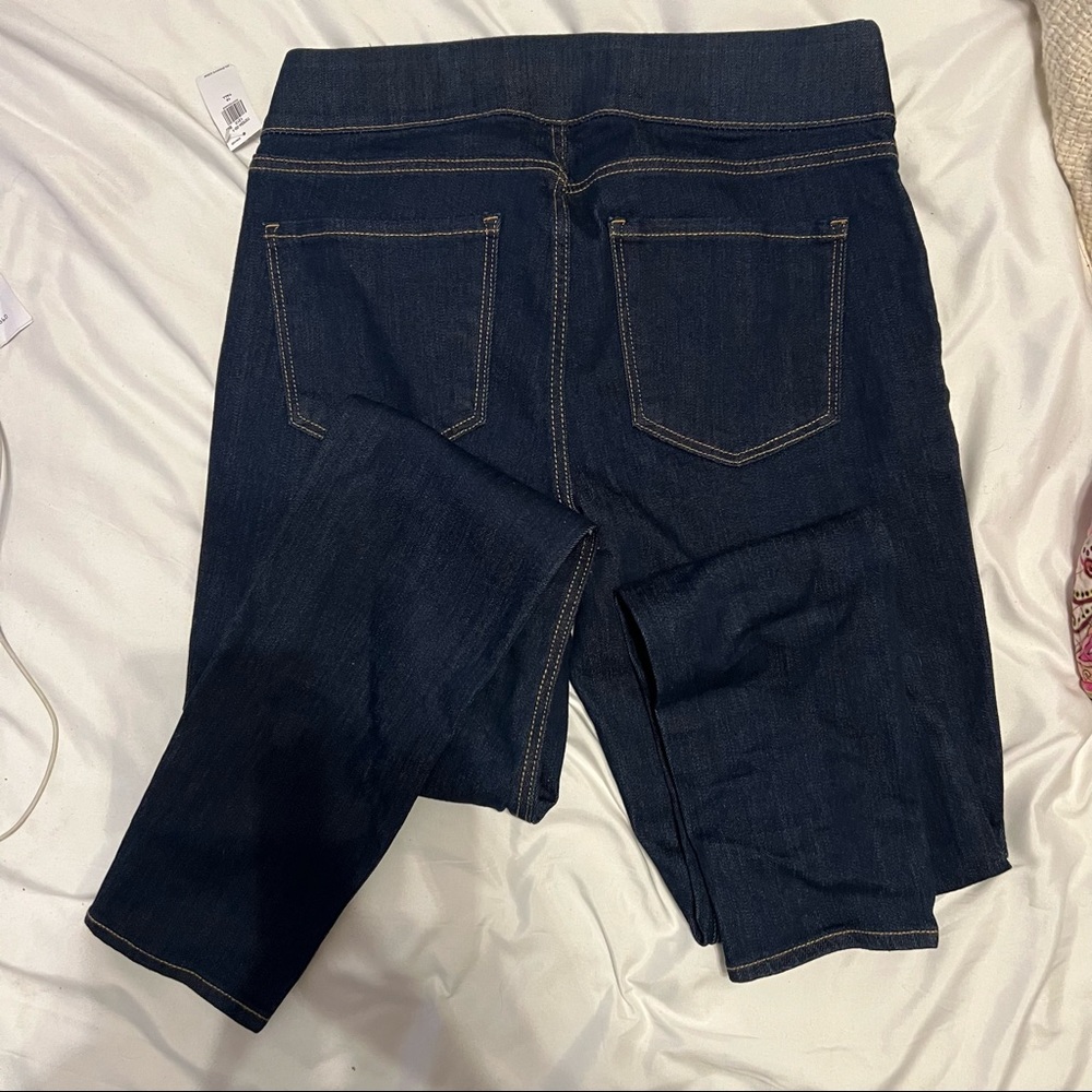 Old Navy Mid Ride Blue Jeggings - Picture 3 of 5